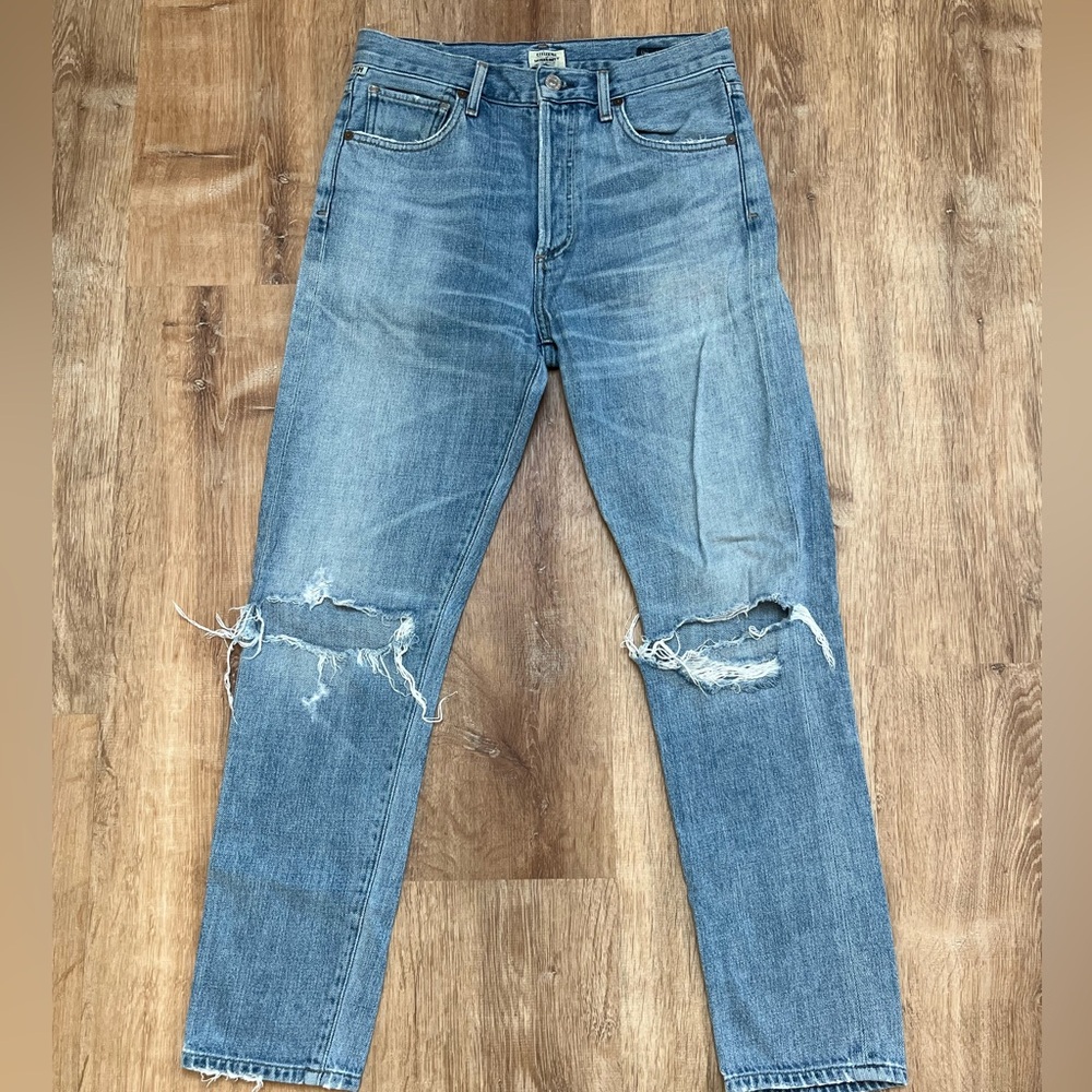 Citizens of Humanity Liya High Rise Classic Fit Crop 25